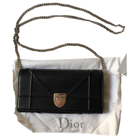 dior diorama black|dior diorama wallet on chain.